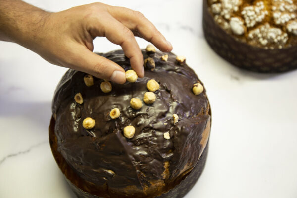 Panettone Gianduia e Mandarino tardivo di Ciaculli 1kg - immagine 6