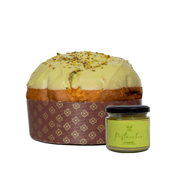 Panettone al pistacchio 1kg - immagine 4